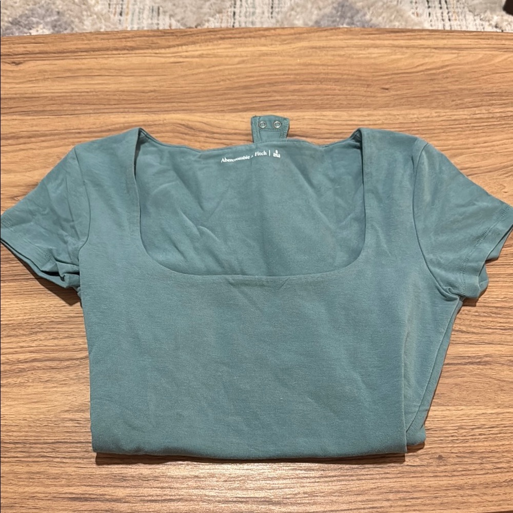 Abercrombie & Fitch Teal Short Bodysuit